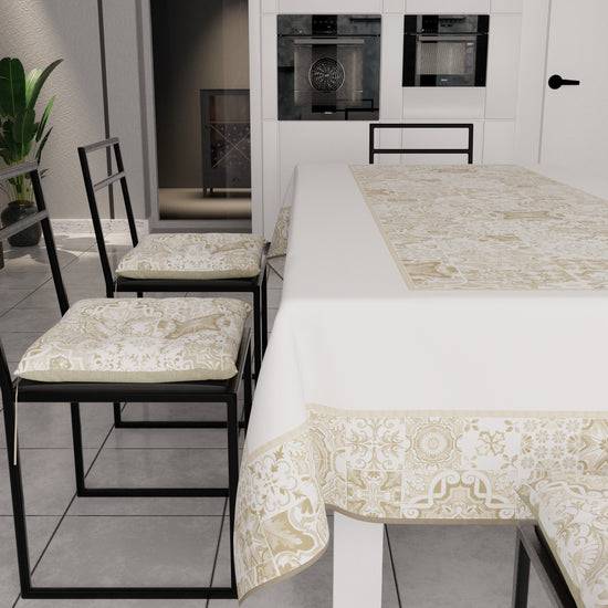 PETTI Cuscini per Sedie Coprisedia 6 Pezzi Vietri 02 Beige Promozione Limitata