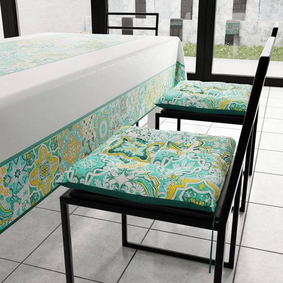PETTI Cuscini per Sedie Coprisedia 6 Pezzi Vietri 02 Verde Acqua Shopping Online
