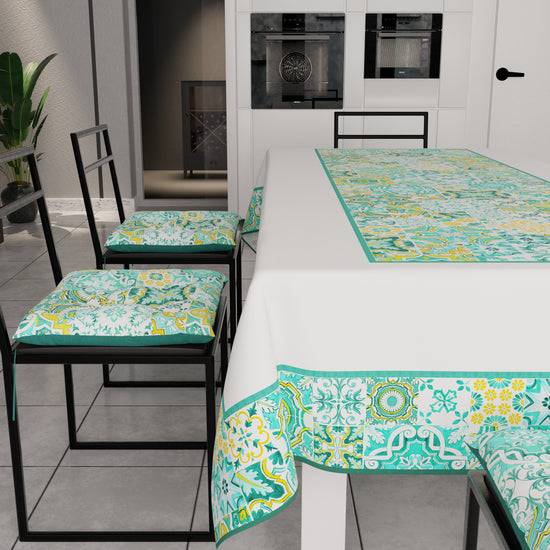 PETTI Cuscini per Sedie Coprisedia 6 Pezzi Vietri 02 Verde Acqua Shopping Online
