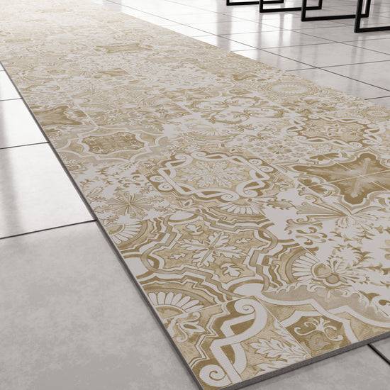 PETTI Tappeto Cucina Antiscivolo moderno Passatoia Cucina lavabile Vietri 02 Beige Lightning offer