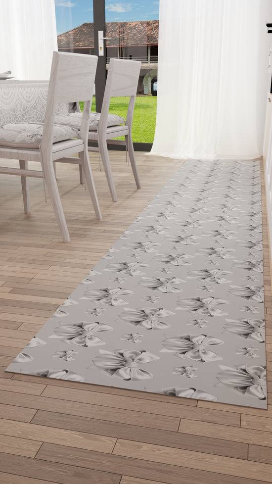 PETTI Tappeto Cucina Antiscivolo Passatoia Cucina lavabile, Cucina Fiocco Grigio Comprane uno, ottenene uno gratis