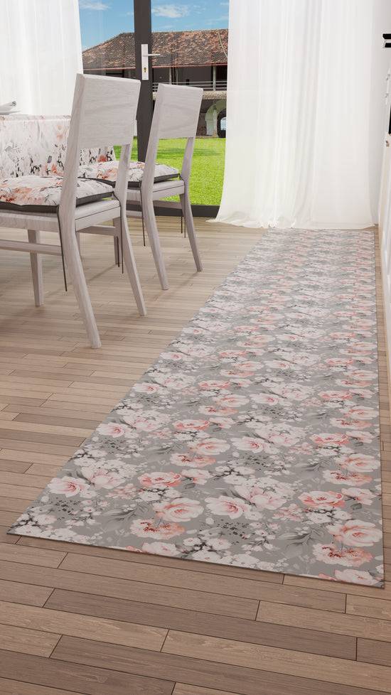 PETTI Tappeto Cucina Antiscivolo Passatoia Cucina lavabile, Floreale-17 Grigio Fino al 50% di sconto