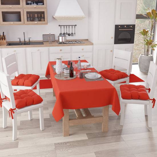 PETTI Tappeto Cucina Passatoia Cucina Tinta Unita Rosso Sostegno trimestrale