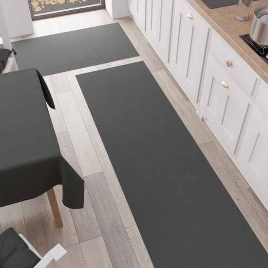 PETTI Tappeto Cucina Passatoia Cucina Tinta Unita Grigio Fumo 2025
