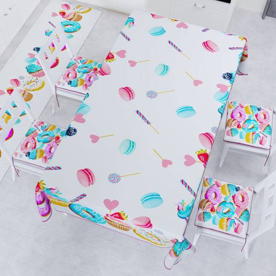 PETTI Cuscini per Sedie Coprisedia 6 Pezzi Donuts Spedizione Gratuita