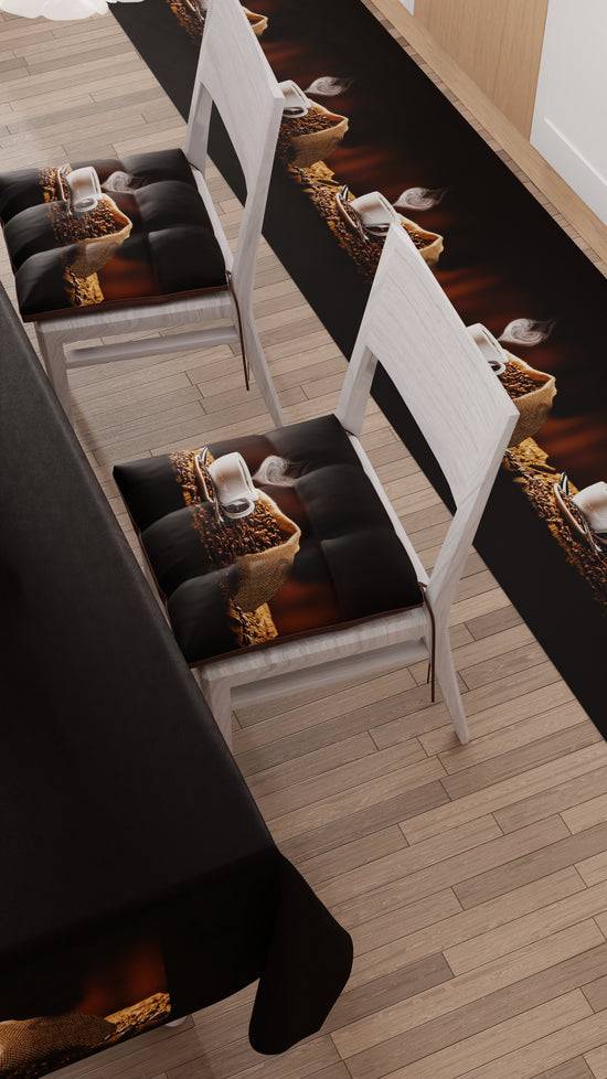 PETTI Tappeto Cucina Antiscivolo Passatoia Cucina lavabile, Caffè Nero Saldi