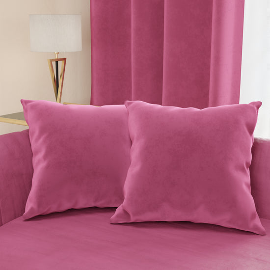 PETTI Cuscini Arredo in Velluto 2pz, Cuscini divano Fucsia Shopping online