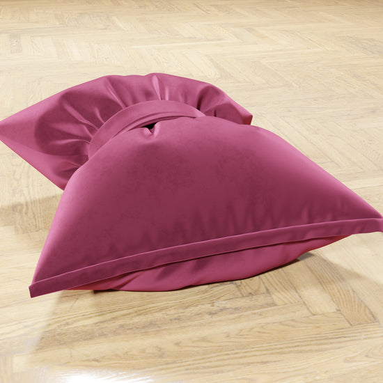PETTI Cuscino Arredo Fiocco in Velluto 40x50 cm, Cuscino divano Fucsia Vendite stagionali