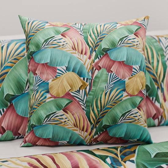 PETTI Cuscini, Copricuscini Divano, Cuscini Arredo in Stampa Digitale Tropical Multicolor Offerta Anniversario