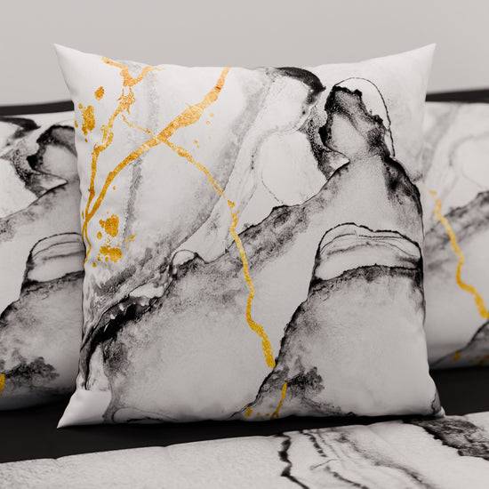 PETTI Cuscini, Copricuscini Divano, Cuscini Arredo in Stampa Digitale Marble 06 Grigio Chiaro Offerta temporanea