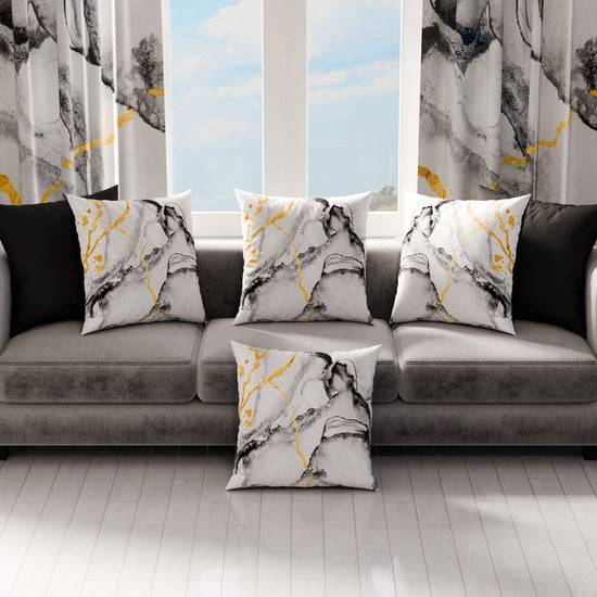 PETTI Cuscini, Copricuscini Divano, Cuscini Arredo in Stampa Digitale Marble 06 Grigio Chiaro Offerta temporanea