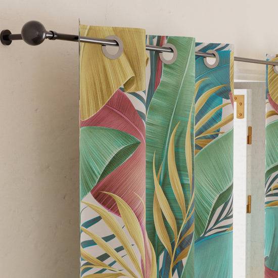 PETTI Tenda Arredo da Interno a Pannelli con Anelli Tropical Multicolor Sconti VIP