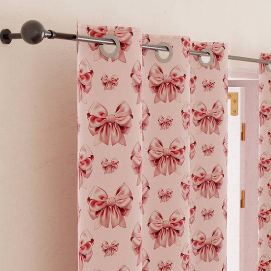 PETTI Tenda Arredo da Interno a Pannelli con Anelli Fiocco Rosa Ultimi due giorni
