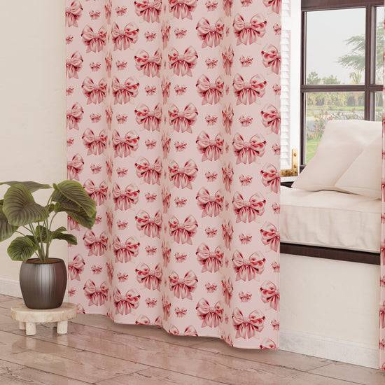 PETTI Tenda Arredo da Interno a Pannelli con Anelli Fiocco Rosa Ultimi due giorni
