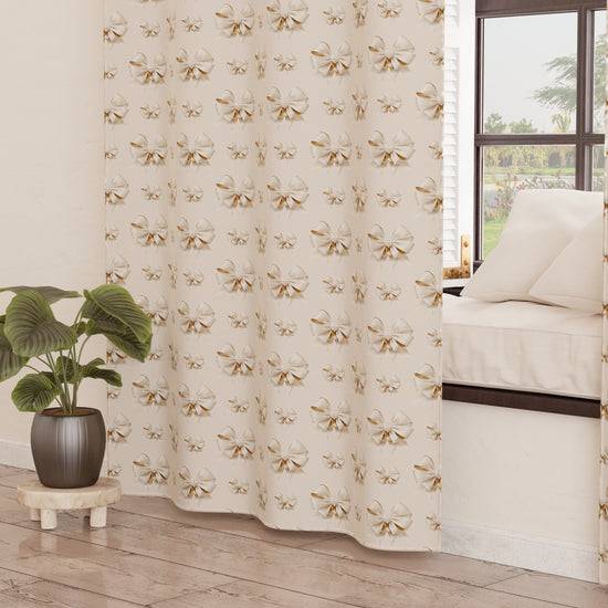PETTI Tenda Arredo da Interno a Pannelli con Anelli Fiocco Beige Ultimo giorno