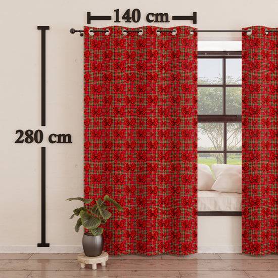 PETTI Tenda Arredo da Interno a Pannelli con Anelli Fiocco Tartan, Fantasia Scozzese Promozione temporanea