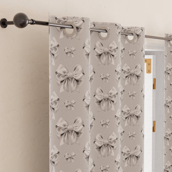 PETTI Tenda Arredo da Interno a Pannelli con Anelli Fiocco Grigio Fino al 50% di sconto