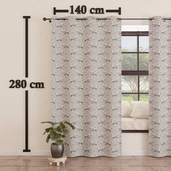 PETTI Tenda Arredo da Interno a Pannelli con Anelli Fiocco Grigio Fino al 50% di sconto
