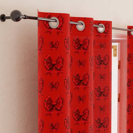 PETTI Tenda Arredo da Interno a Pannelli con Anelli Fiocco Rosso Fino al 60% di sconto