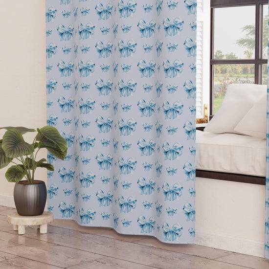 PETTI Tenda Arredo da Interno a Pannelli con Anelli Fiocco Celeste Offerta speciale della fabbrica