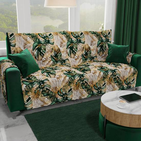PETTI Copridivano, Salvadivano in Stampa Digitale, Reversibile, Tropical 04 Enormi sconti