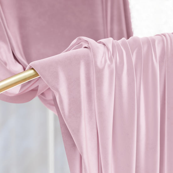 PETTI Tenda a Pannello in Velluto per Interni con Anelli, 140x280 cm, Rosa Sconti questo mese