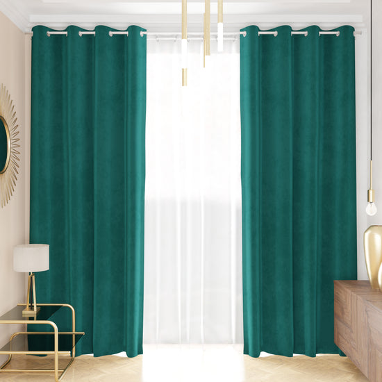 PETTI Tenda a Pannello in Velluto per Interni con Anelli, 140x280 cm, Ottanio Pezzi Unici