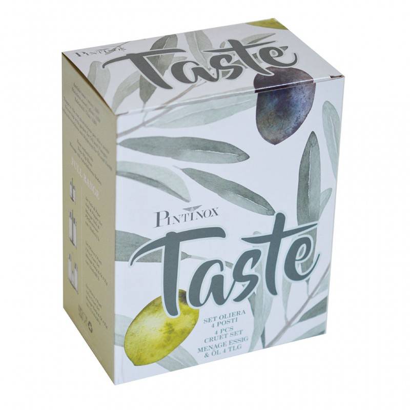 Pintinox TASTE » Set Oliera 4 posti Spedizione Gratuita