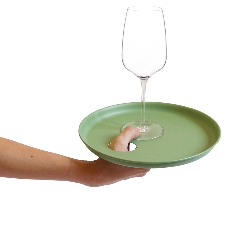 Pintinox Vassoio O » vassoio servire colore rosso 36 cm Prezzo Ridotto