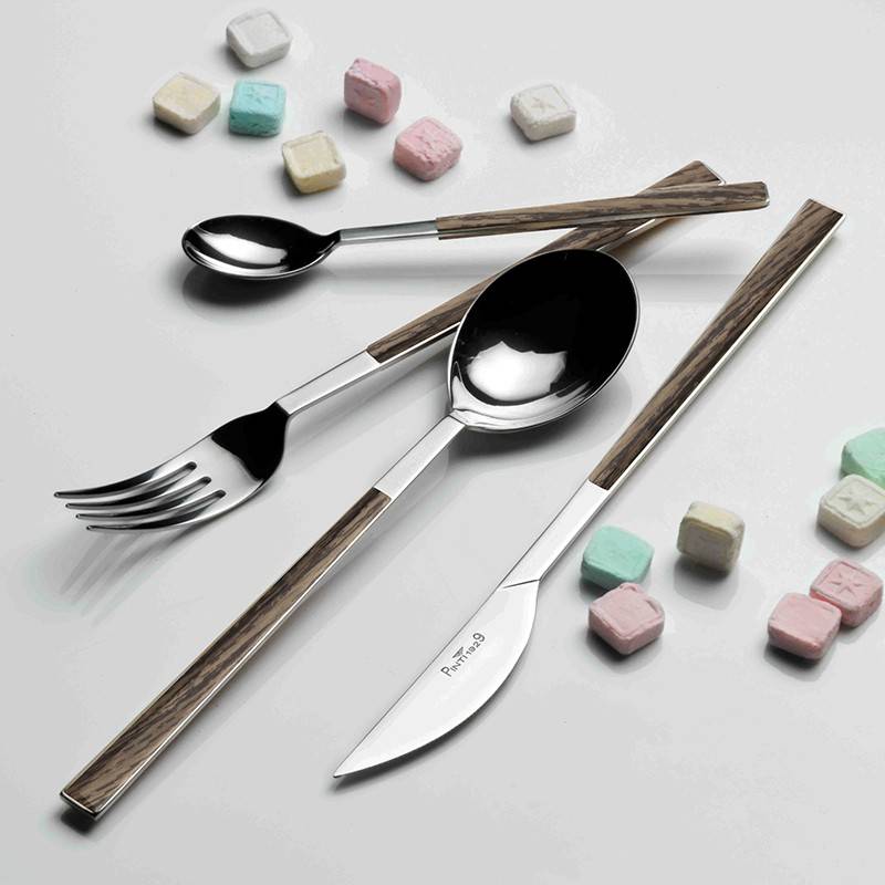 Pintinox Sushi Queen » set 24 posate da tavola in acciaio lucido con manico wenge Super Saving Price