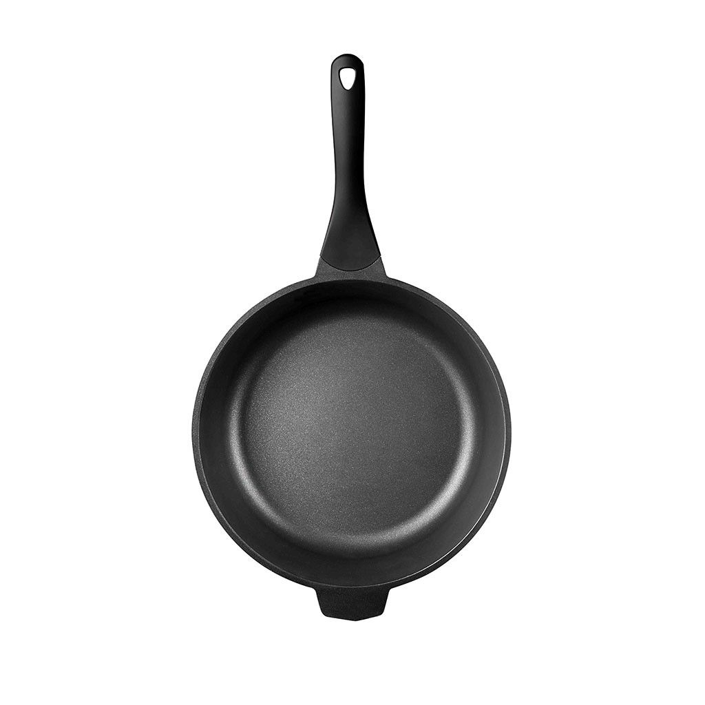 Pintinox PRO » Padella fonda Ø 28 cm in alluminio con rivestimento interno antiaderente Trasporto libero internazionale