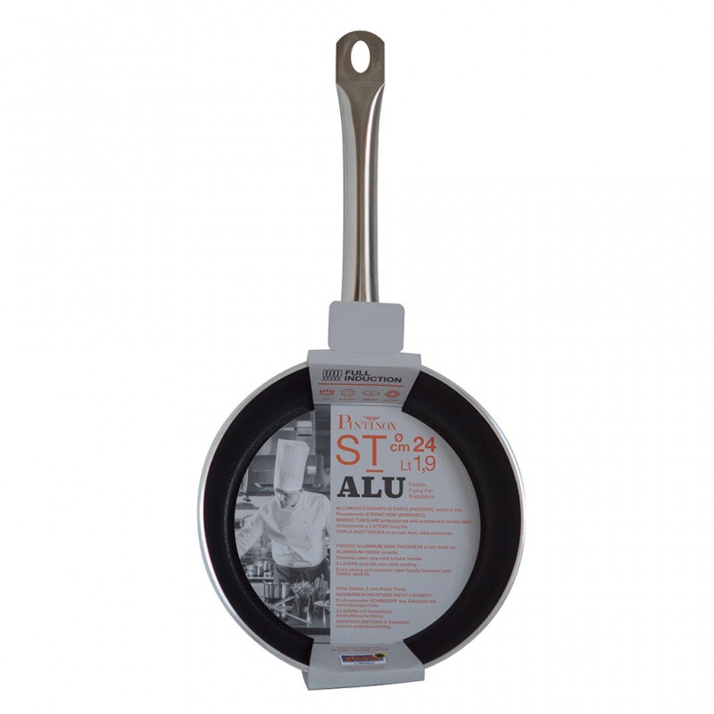 Pintinox ST-alu » Padella in alluminio ad alto spessore con rivestimento antiaderente a 3 strati In vendita