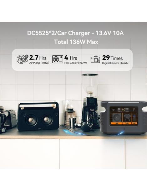 Flashfish QE01D Stazione di alimentazione portatile batteria da 22 4V/20Ah 448Wh uscita CA da 600W Saldi