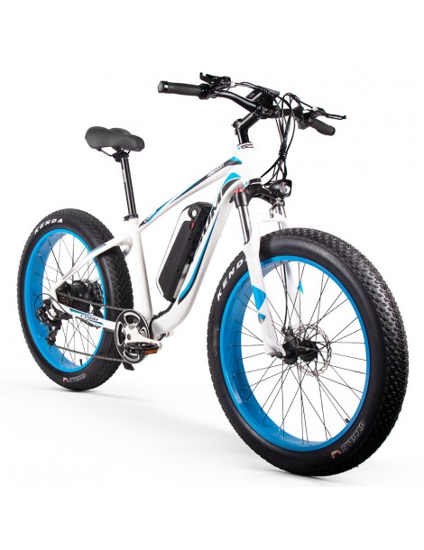 CYSUM M980 Pneumatici Grassi da 26 pollici Bicicletta Elettrica 1000W Motore Brushless 17Ah Batteria rimovibile - Nero Blu Cyber Monday