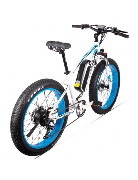 CYSUM M980 Pneumatici Grassi da 26 pollici Bicicletta Elettrica 1000W Motore Brushless 17Ah Batteria rimovibile - Nero Blu Cyber Monday