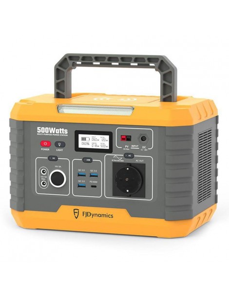 Fjdynamics Powersec MP500 520Wh/500W Centrale Elettrica Portatile Ricarica Wireless 10W 8 Porte Di Uscita Versione UE Offerte