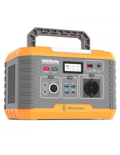 Fjdynamics Powersec MP500 520Wh/500W Centrale Elettrica Portatile Ricarica Wireless 10W 8 Porte Di Uscita Versione UE Offerte