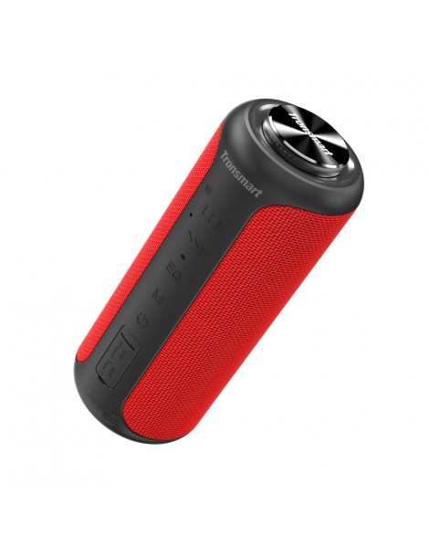 Tronsmart T6 Plus Edizione aggiornata Altoparlante portatile Bluetooth 5.0 con potenza fino a 40W Suono a 360° IPX6 NFC - Rosso Negozio