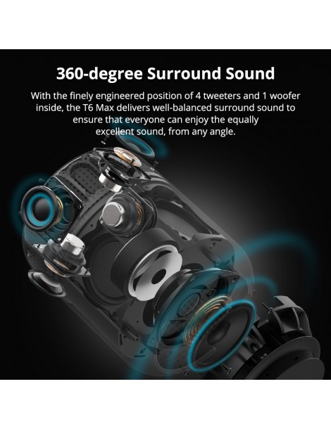 Tronsmart Element T6 Max Altoparlante Bluetooth - Nero Promozione