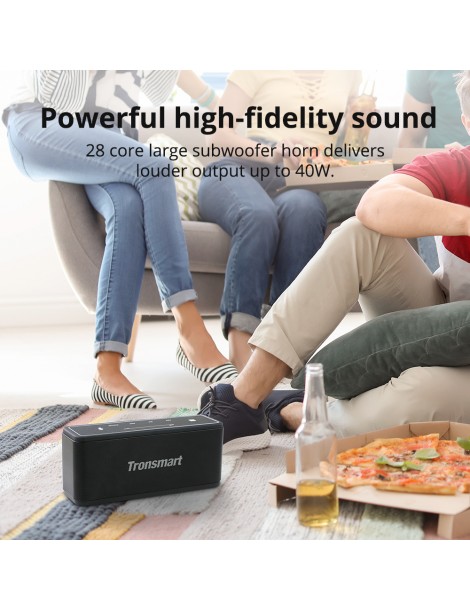 Tronsmart Element Mega SoundPulse™ Altoparlante Bluetooth 5.0 con uscita fino a 40W suono digitale 3D controllo touch - Nero Pezzi Unici