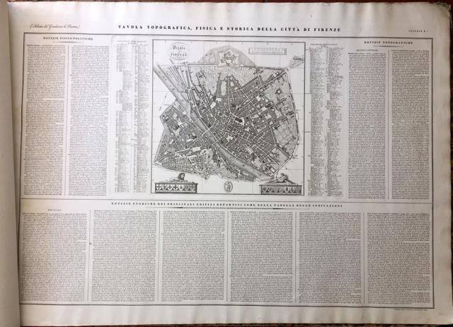 Abebooks Atlante Geografico Fisico e Storico del Granducato di Toscana. Di Attilio Zuccagni Orlandini Segretario Attuale delle Corrispondenze dell'Imp. e Reale Accademia Economico - Agraria dei Georgofili di Firenze. Il "Territo