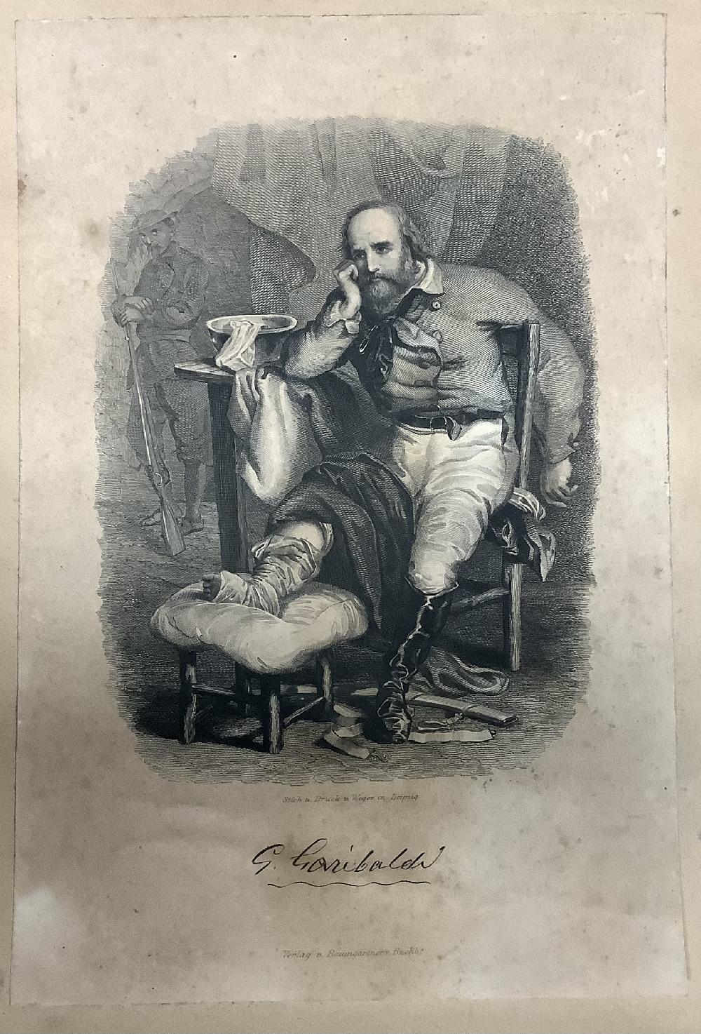 Abebooks Stampa Giuseppe Garibaldi con firma autografa originale Ultimi due giorni