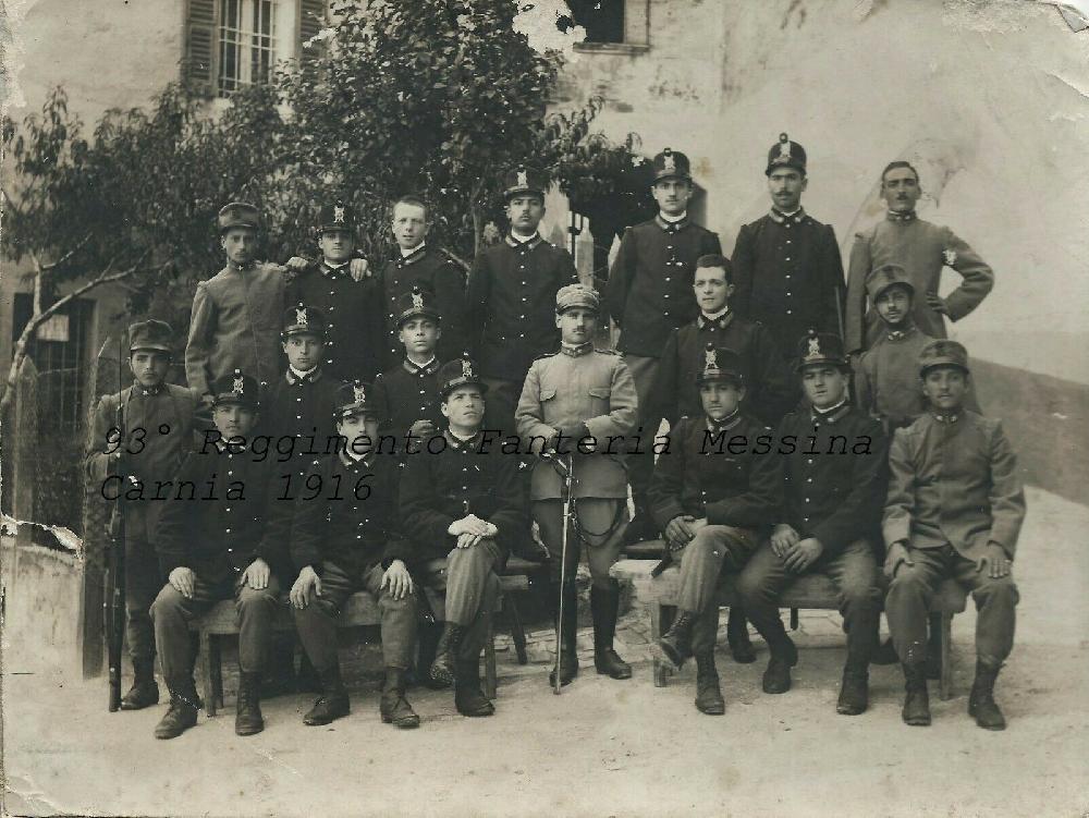 Abebooks Foto originale 93° Reggimento Fanteria "Messina" 1915/16ca