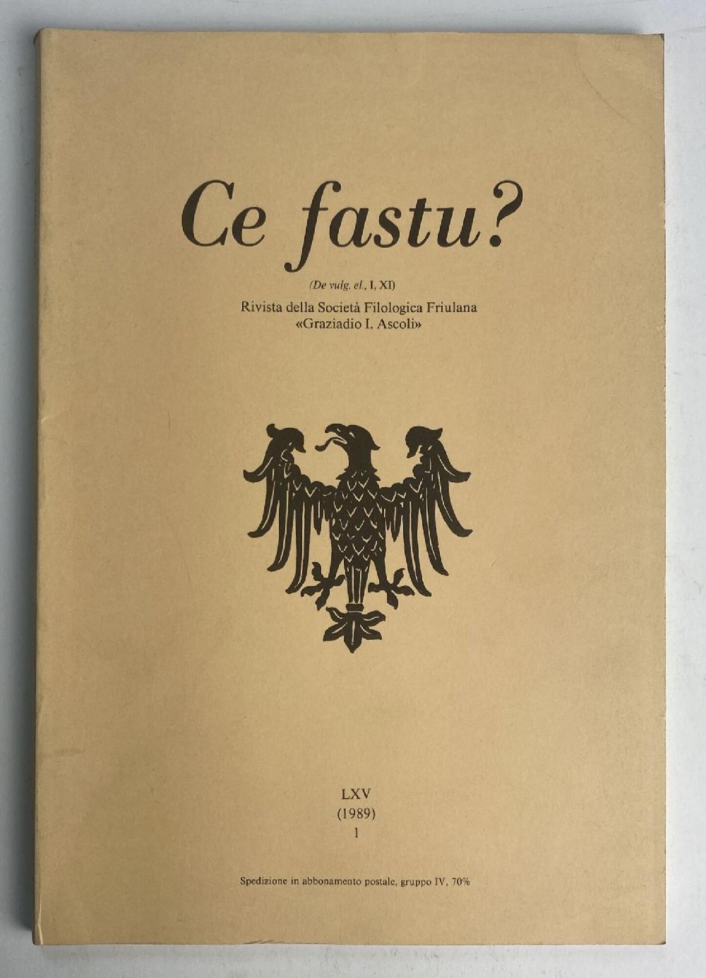Abebooks Ce fastu? 1989 (2 volumi) Discount Store per i nuovi prodotti