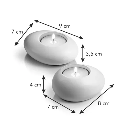 Tescoma PORTA TEALIGHT STONES GRIGIO Enormi risparmi