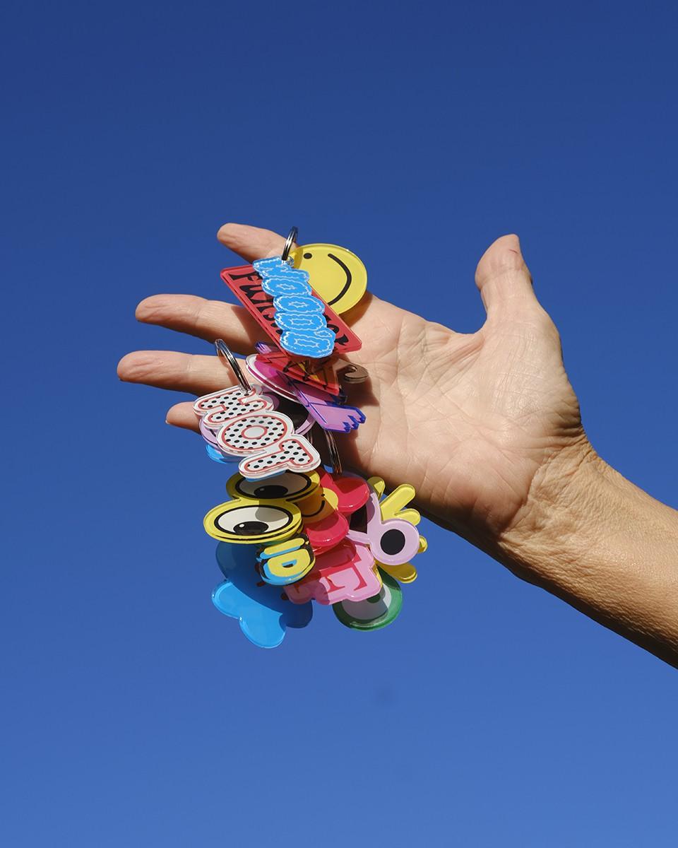 Wood'd Ok Hot Keychain Spedizione gratuita