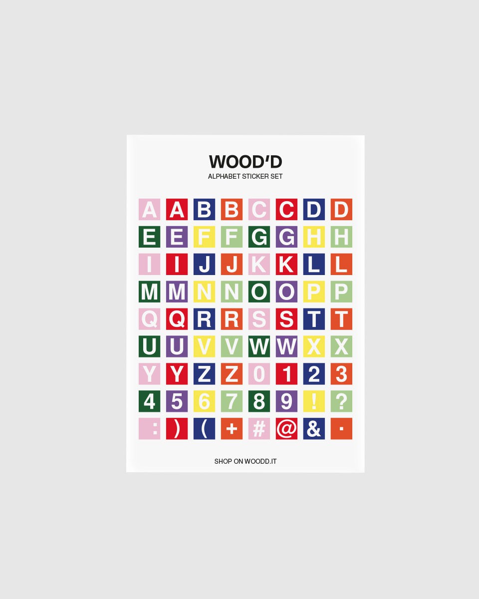 Wood'd Alphabet Mirror Case Fino al 55% di sconto