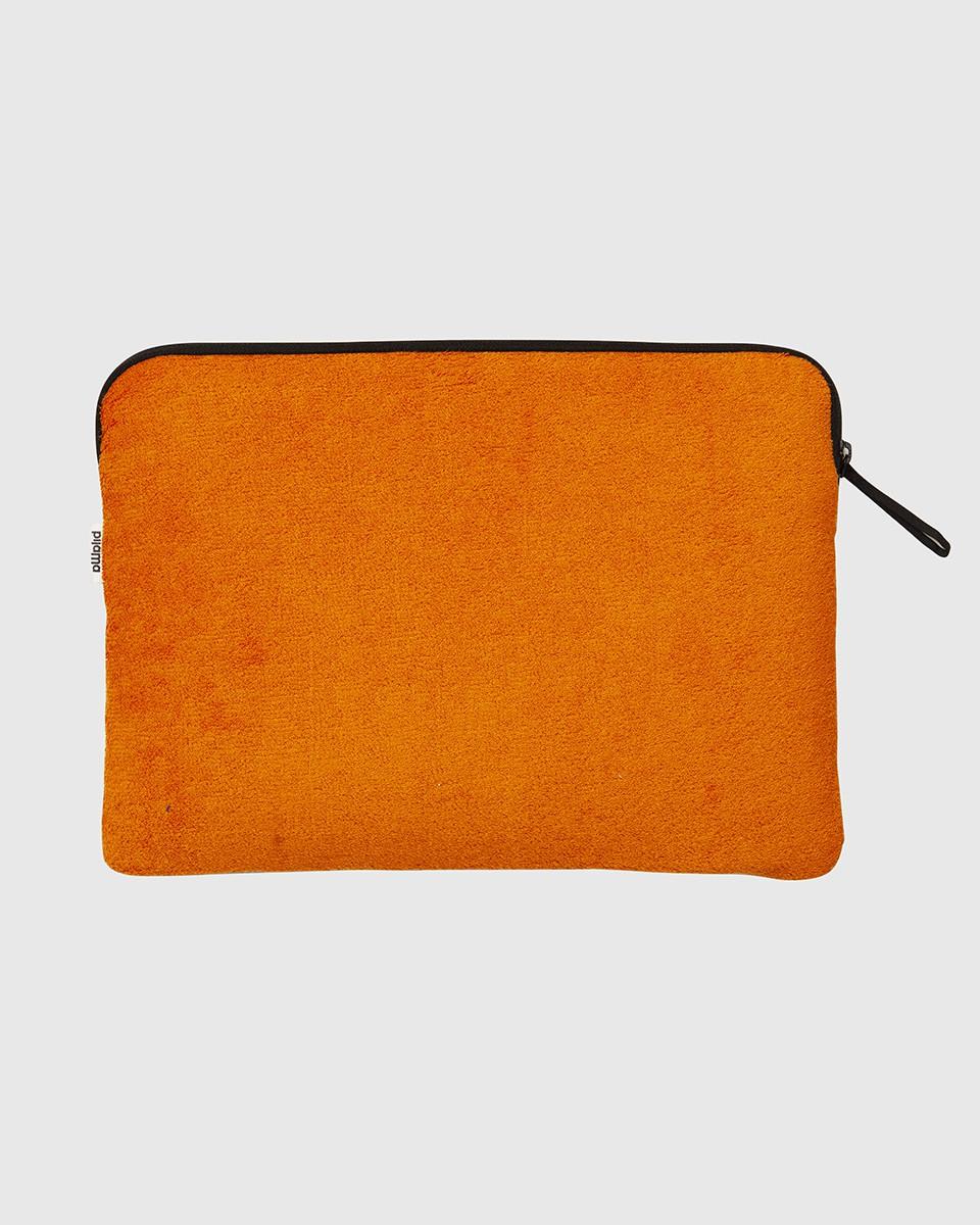 Wood'd Patch Orange Macbook Case In Vendita